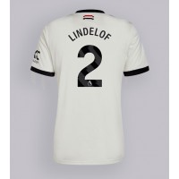 Manchester United Victor Lindelof #2 Tretí futbalový dres 2024-25 Krátky Rukáv